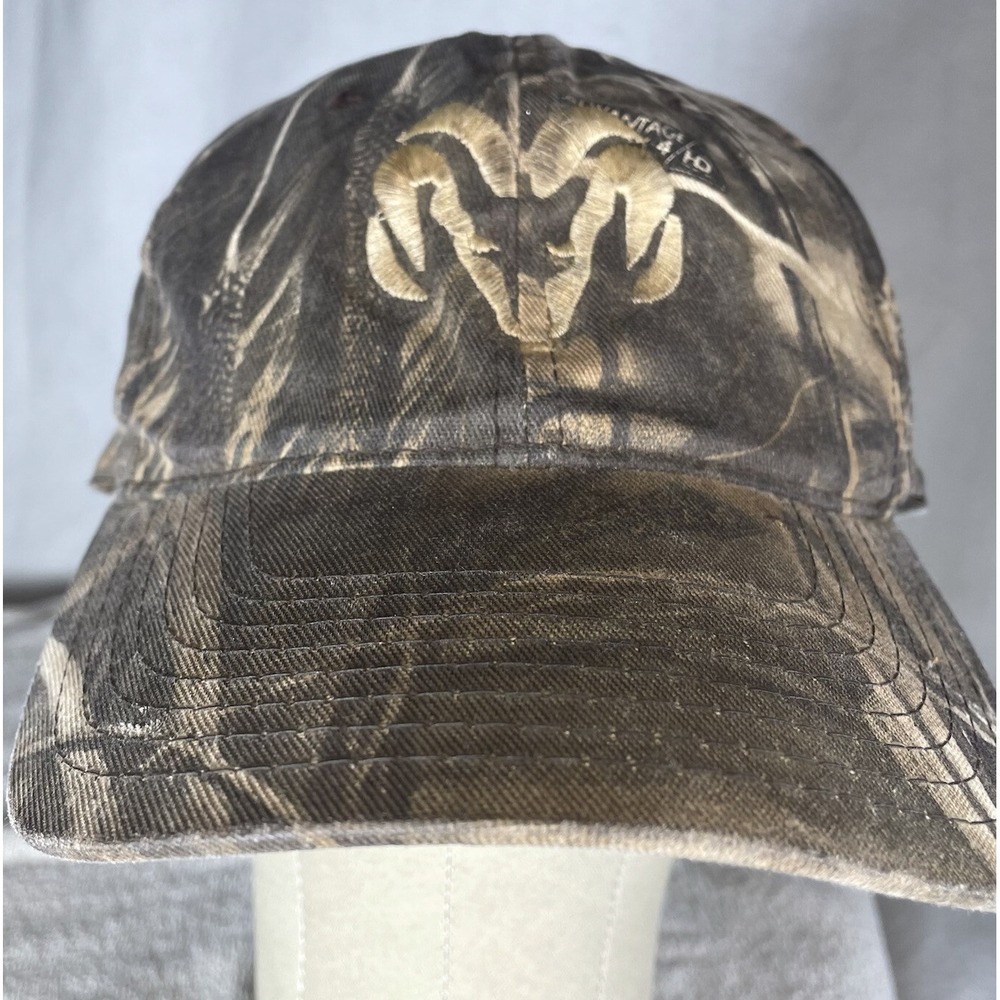 Dodge Ram Advantage Camo Hat Cap Adjustable One Size SnapBack Trucker Camouflage